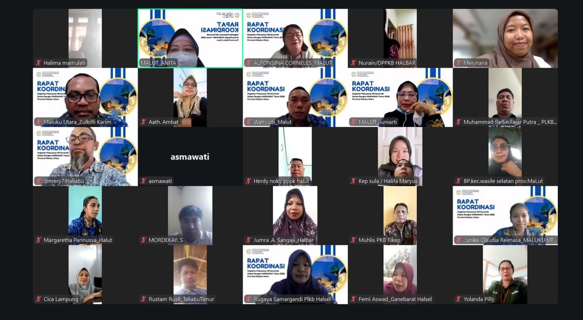 Sambut HARGANAS ke-33, BKKBN Maluku Utara Matangkan Persiapan Pelayanan KB Serentak 2026