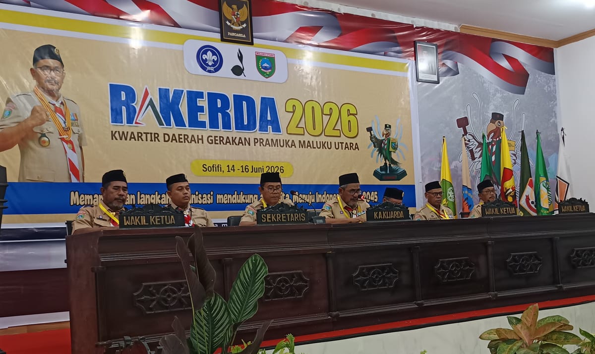 Rakerda Kwarda Pramuka Maluku Utara Bahas  Program Digitalisasi Pendataan Anggota
