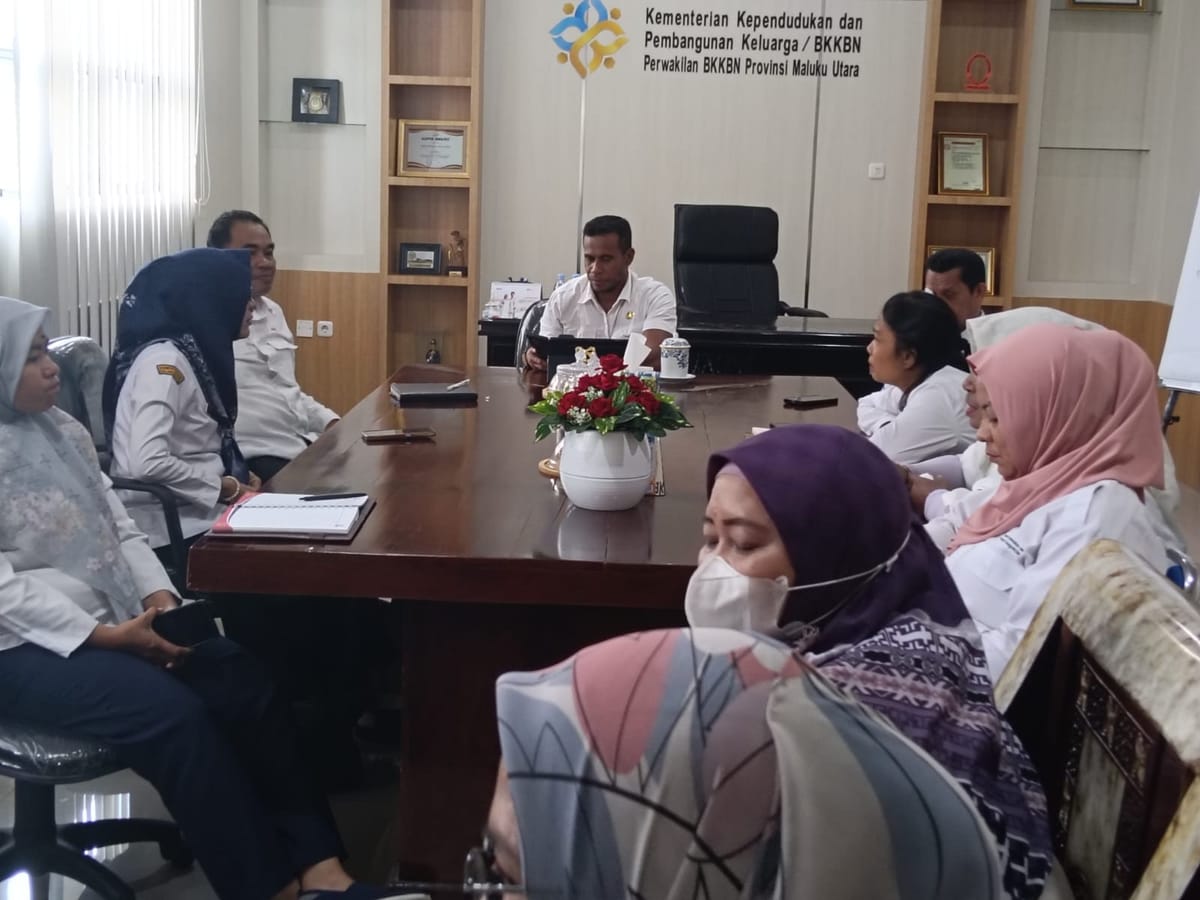 Sinkronisasi Program DP2KBP3A Kabupaten Halmahera Tengah Lakukan Kunker ke BKKBN Maluku Utara