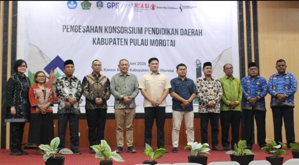 Pengukuhan Konsorsium Pendidikan Daerah Morotai Perkuat Akses Belajar hingga Pelosok