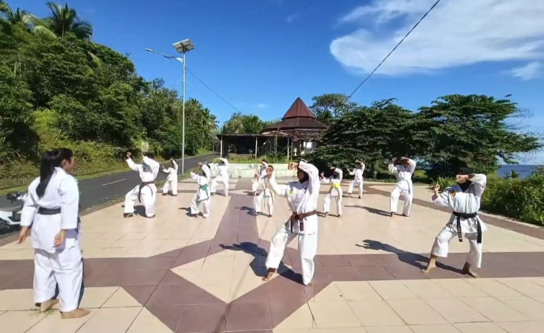 Shindoka Maluku Utara Gelar Gashuku Persiapan Ujian Kenaikan Sabuk