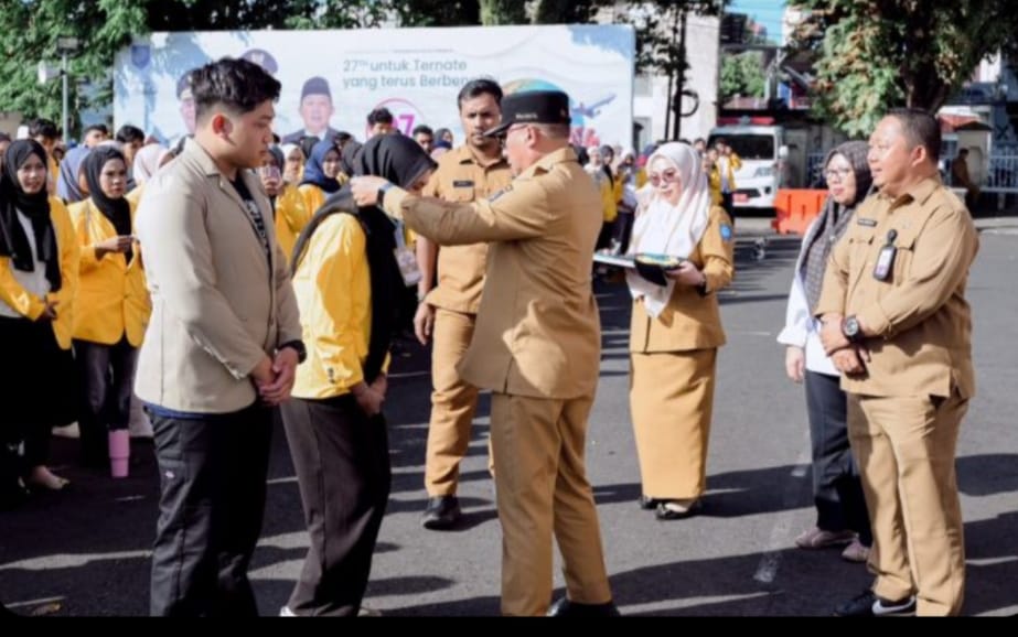 Pemerintah Kota Ternate Terima Mahasiswa KKN Unkhair Ternate dan UGM Jogjakarta
