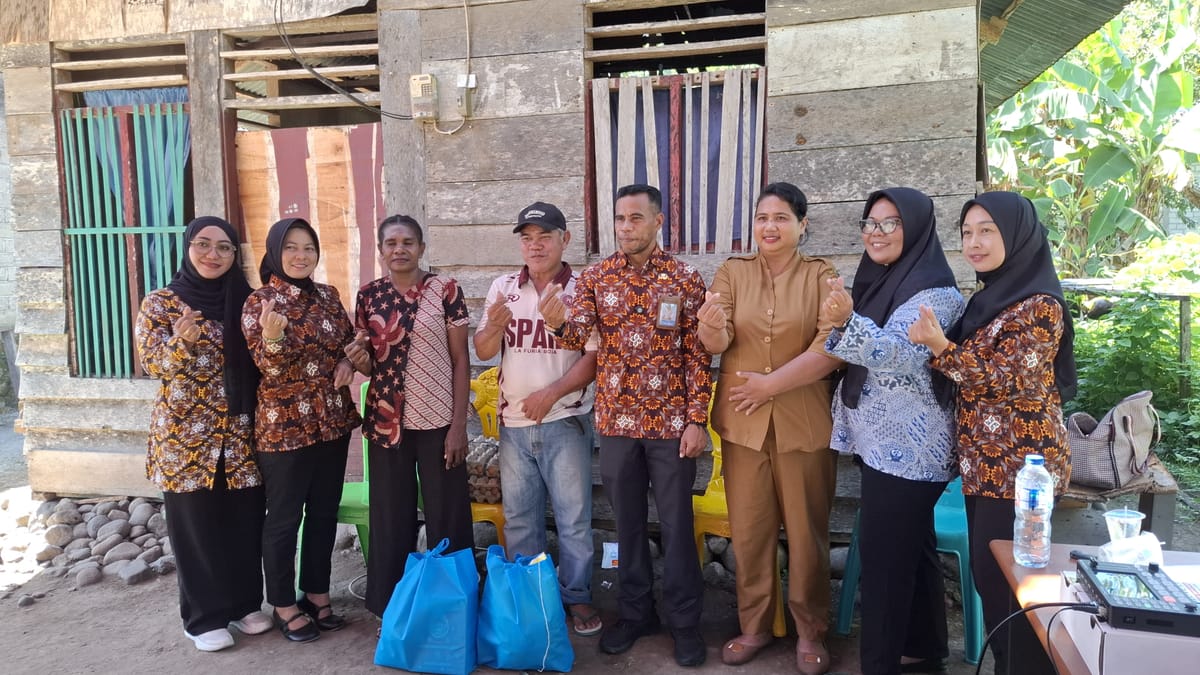 Peringatan HARGANAS ke-33, BKKBN Maluku Utara Salurkan Bantuan