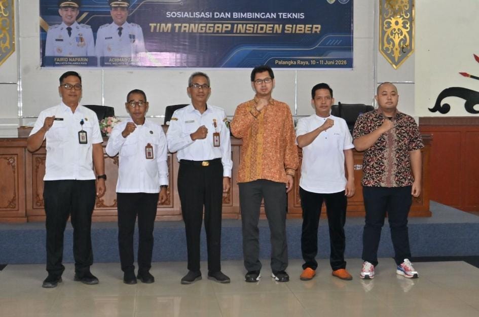 Pemkot Palangka Raya Perkuat Ketahanan Siber Lewat Pembentukan SDM Tanggap Insiden