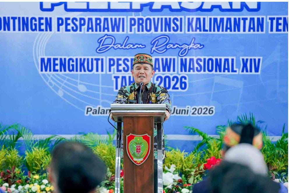 Kalteng Targetkan Prestasi di Pesparawi Nasional XIV, Kontingen Resmi Dilepas Gubernur