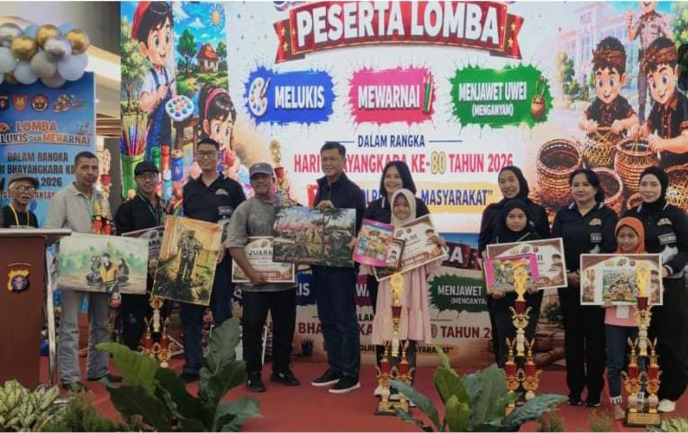 Hari Bhayangkara Jadi Momentum Pelestarian Budaya Dayak di Kalteng