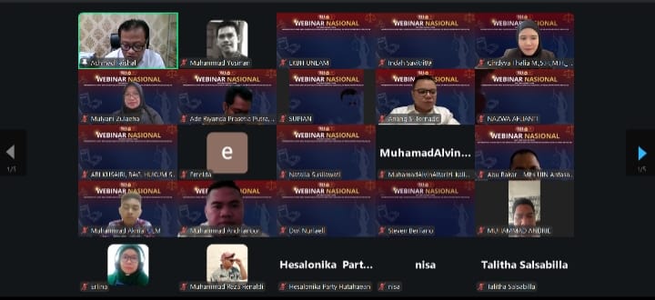LKBH ULM Gelar Webinar Nasional Bahas Implementasi KUHAP Baru dan Penguatan Akses Keadilan