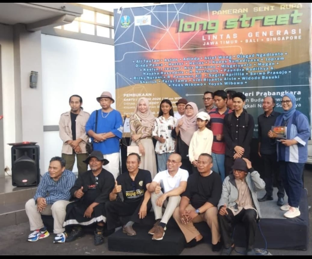 Dari Sidoarjo hingga Singapura, "Long Street" Jadi Panggung Regenerasi Seniman Jawa Timur