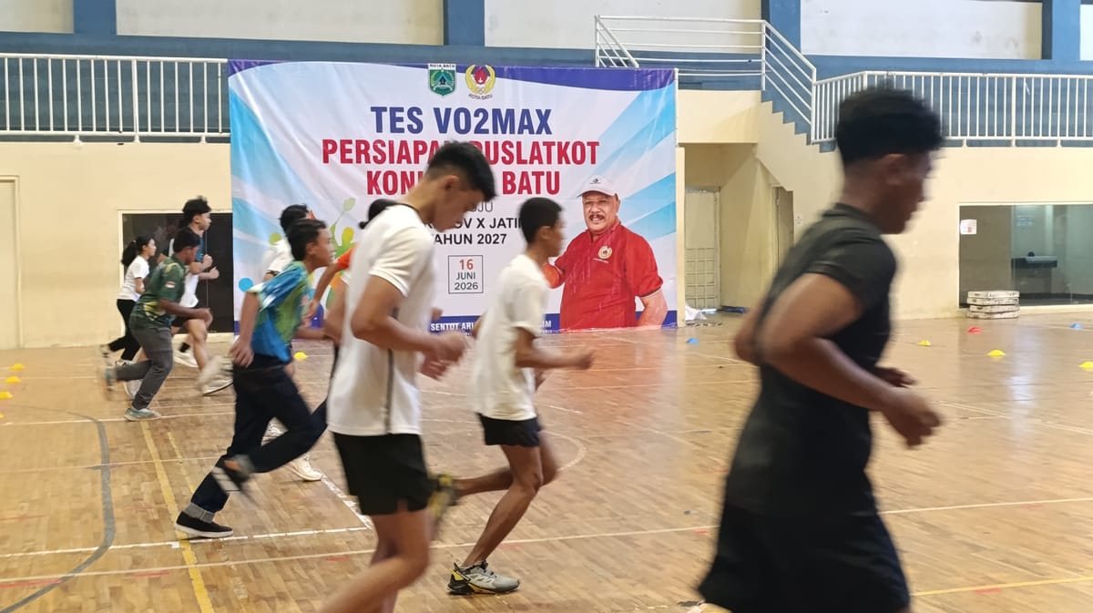 Tes VO2max 292 Atlet Digelar Saat Satu Suro, KONI Batu Mulai Seleksi Puslatkot Porprov 2027