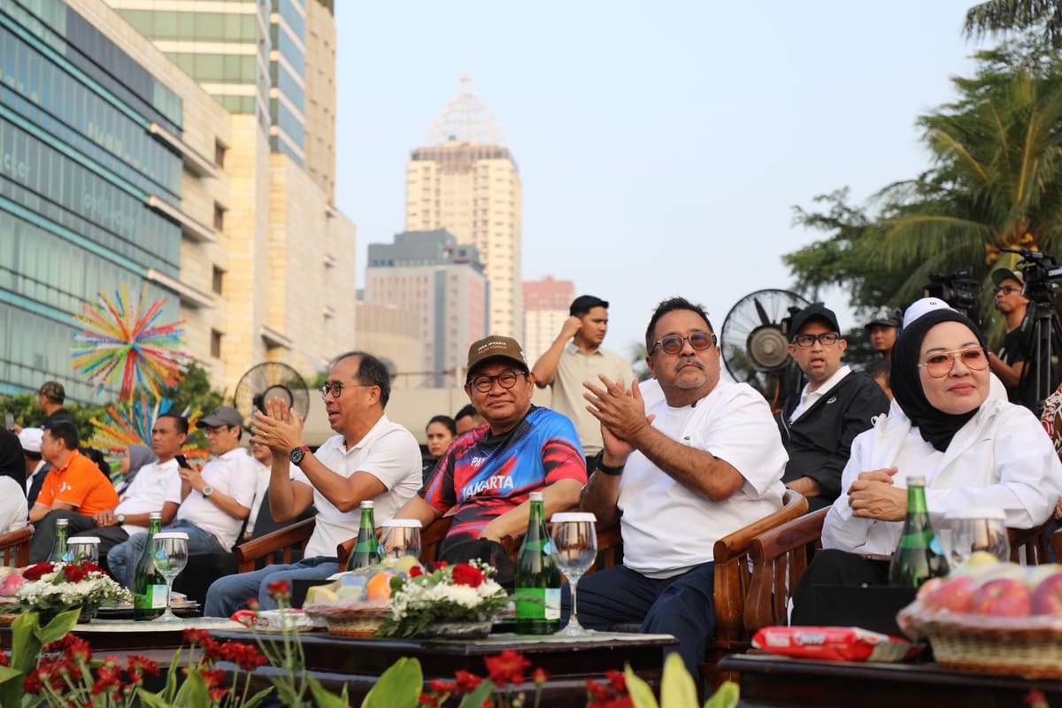 Jakarta Penuh Warna Jadi Simbol Kebersamaan, Pramono-Rano Ajak Warga Jaga Jakarta Menuju Lima Abad
