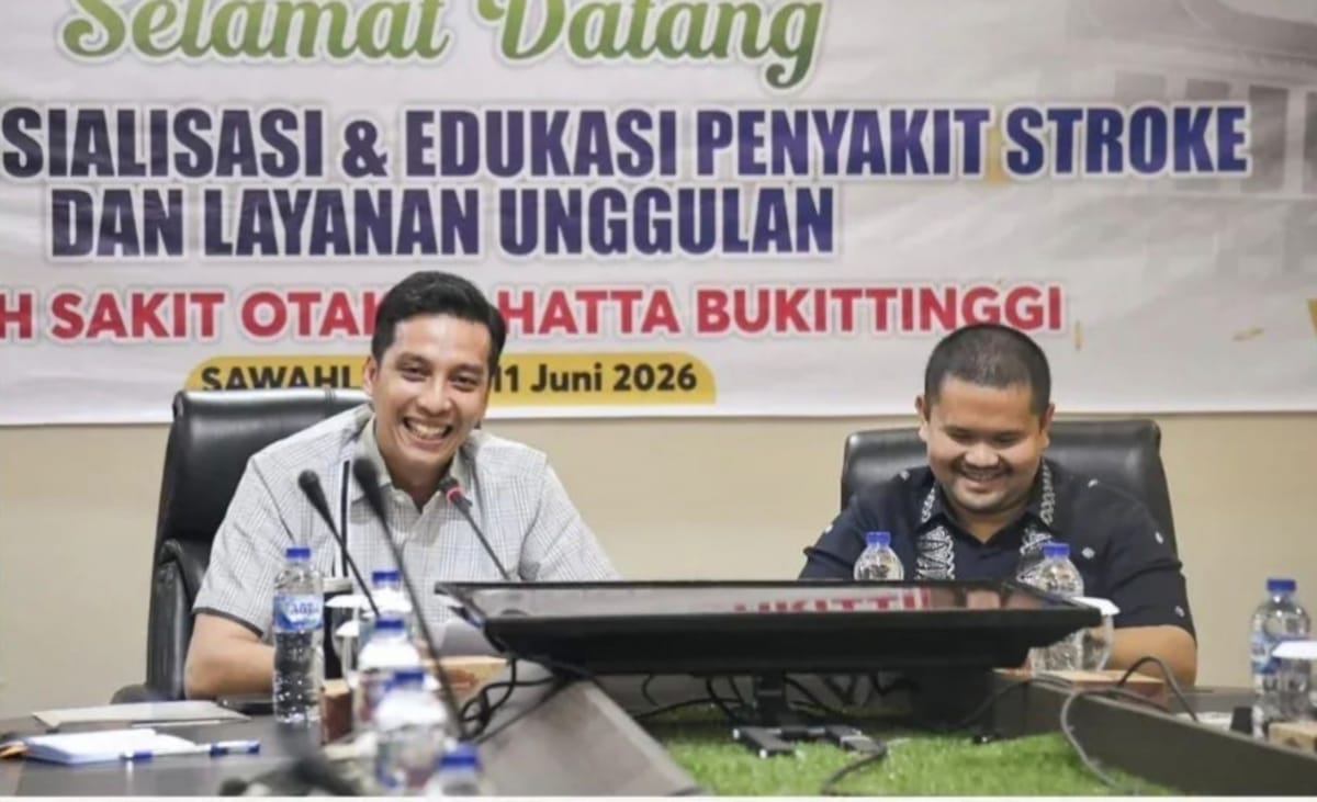 Wali Kota Sawahlunto Buka Sosialisasi Stroke dan Layanan Unggulan RS Otak M. Hatta