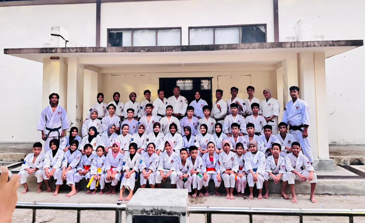 ‎Ratusan Kenshi Kabupaten Kota Mengikuti Gasprov II Perkemi Sumbar Tahun 2026