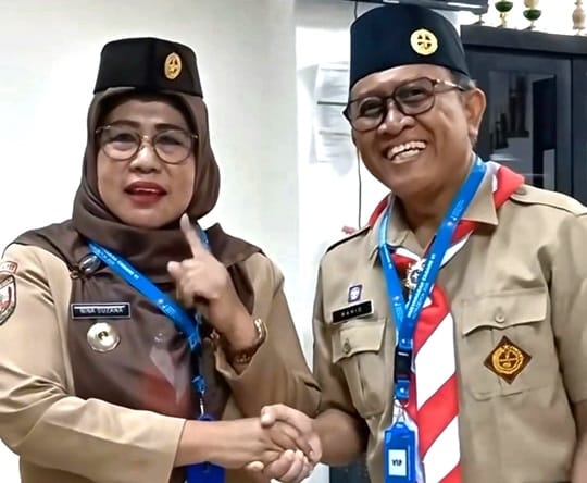 Resmi Gantikan Nina, Kak Wahid Siap Jalankan Program Pramuka Depok