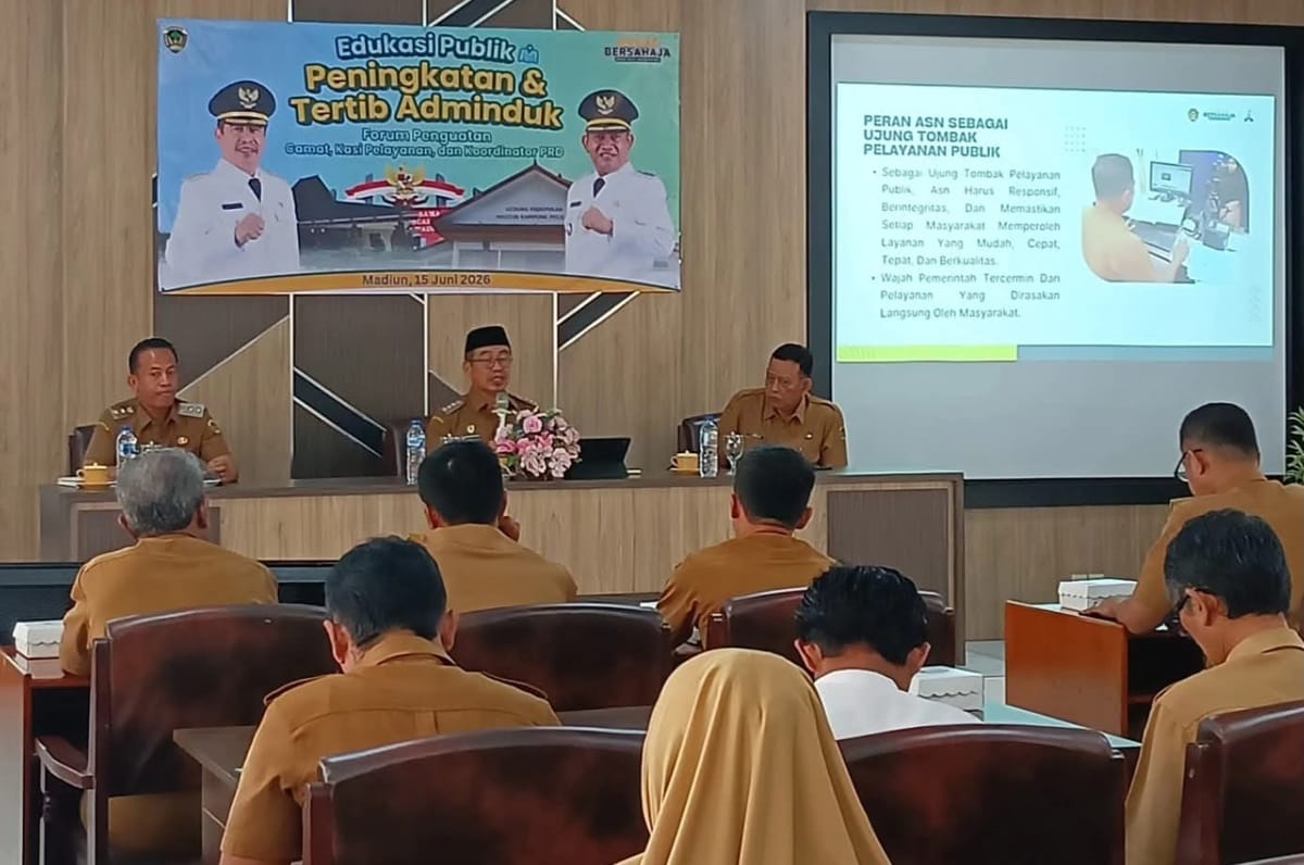 Bupati Madiun: Data Valid Jadi Kunci Pelayanan Cepat dan Tepat Sasaran