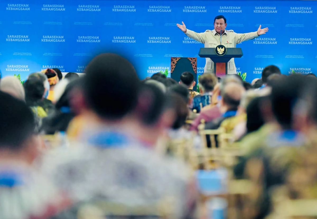 Prabowo Kumpulkan 2.600 Rektor dan Dosen, Tegaskan Investasi Terbaik Bangsa Ada pada Ilmu Pengetahuan dan SDM