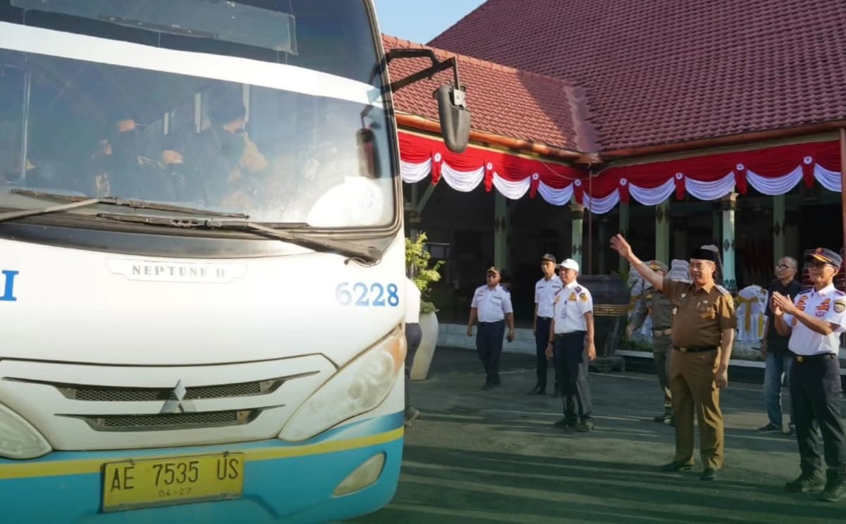 Pemkab Madiun Upayakan Efisiensi Transportasi, Lakukan Kerjasama dengan DAMRI