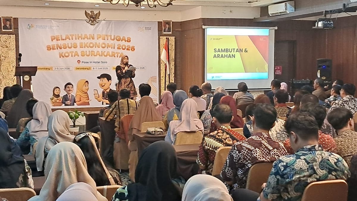 Sensus Ekonomi 2026 Segera Dimulai Di Solo, 362 Petugas Mulai Dilatih Mengelola Data