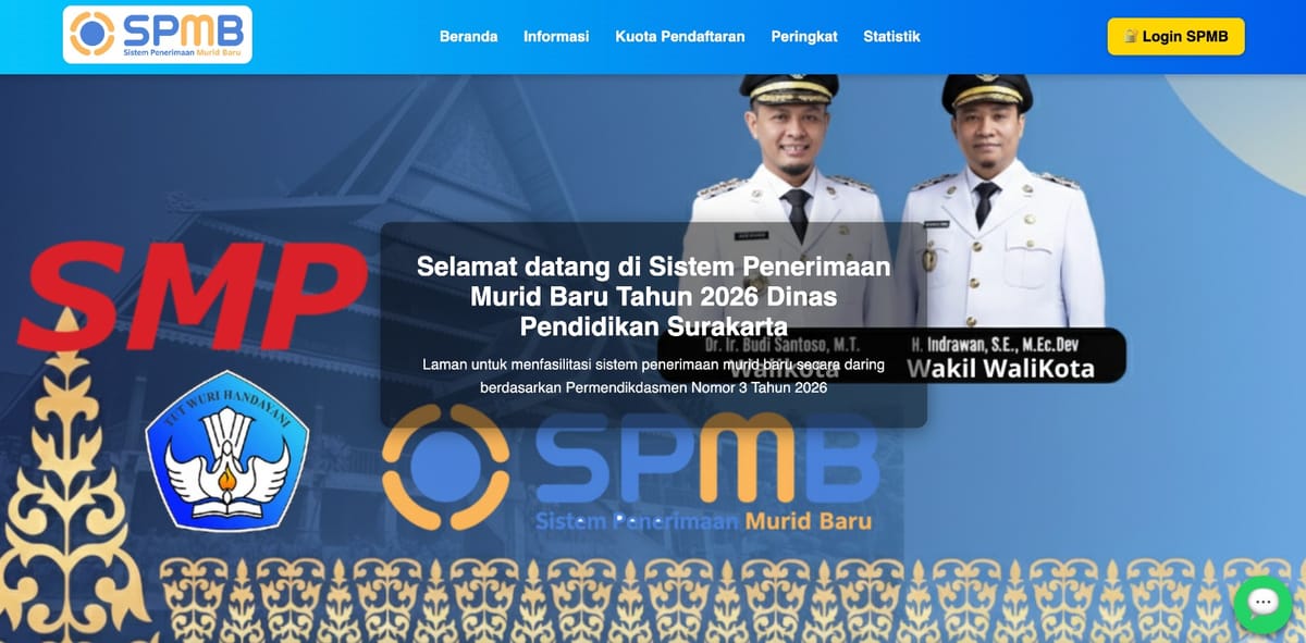 Waspada, Muncul Situs Web Palsu SPMB Di Kota Solo