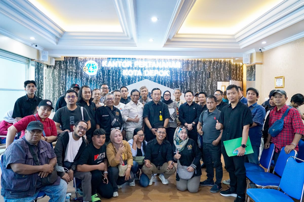 BPN  Depok Sebutkan  Dua Ribu Dari  Enam Ribu Bidang Tanah Program  PTSL Terblokir