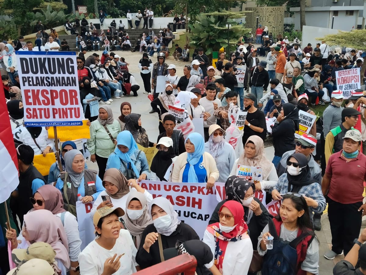 Aliansi Masyarakat Depok Gelar Aksi Damai, Nyatakan Dukungan terhadap Program Pemerintah
