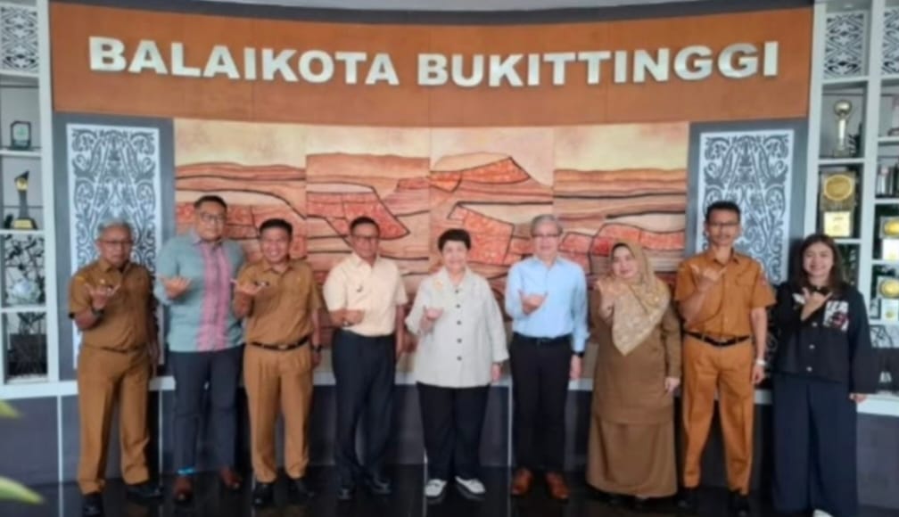 Wali Kota Bukittinggi Ramlan Nurmatias Sambut Dubes RI Untuk Jepang