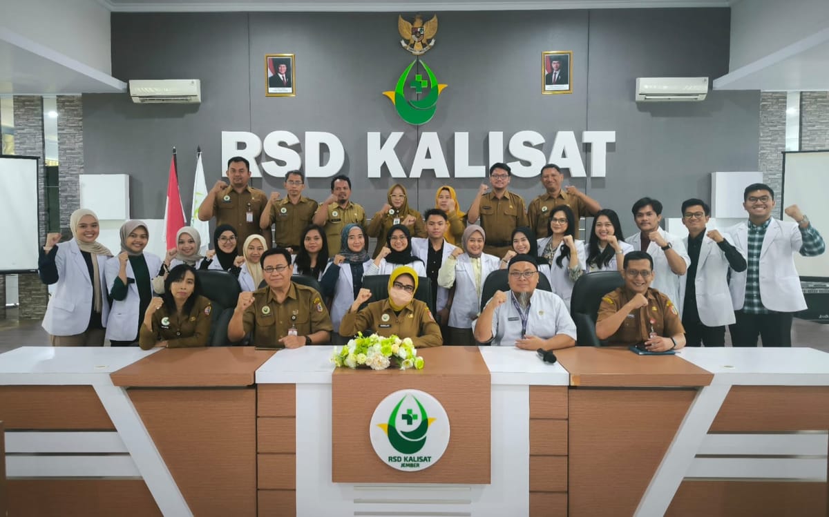 RSD Kalisat Resmi Menyambut Kedatangan 18 Dokter Internship