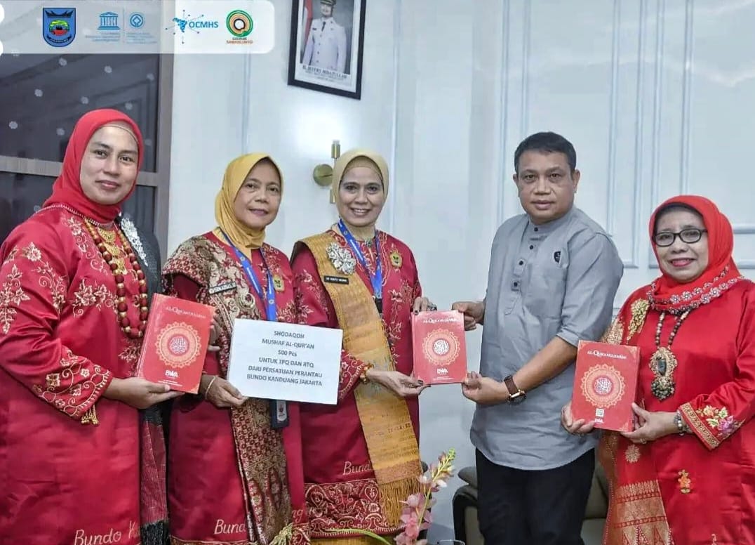 Pemkot Sawahlunto Terima 500 Mushaf Al-Qur'an dari PBKM DKI Jakarta, Disalurkan ke TPQ, Rumah Tahfidz, dan Masjid