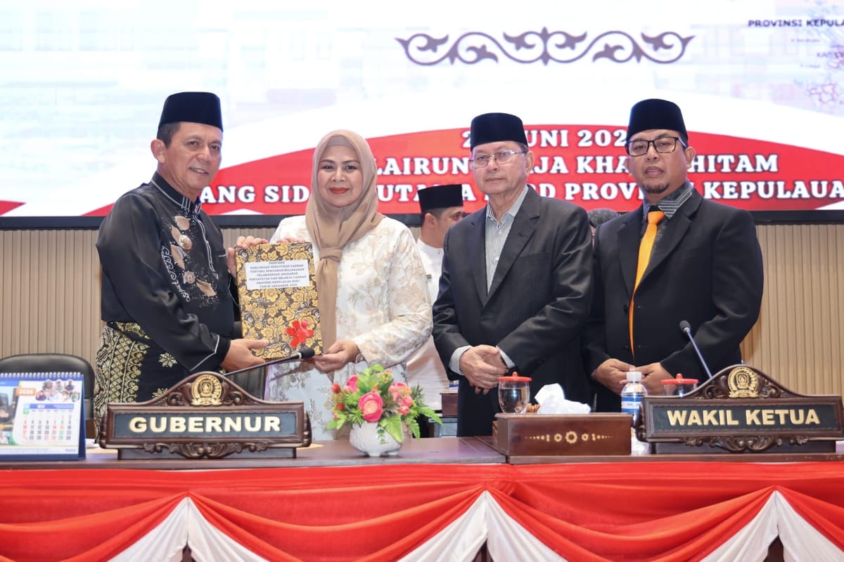 Gubernur Kepri Sampaikan Ranperda Pertanggungjawaban Laporan Pelaksanaan APBD tahun 2025