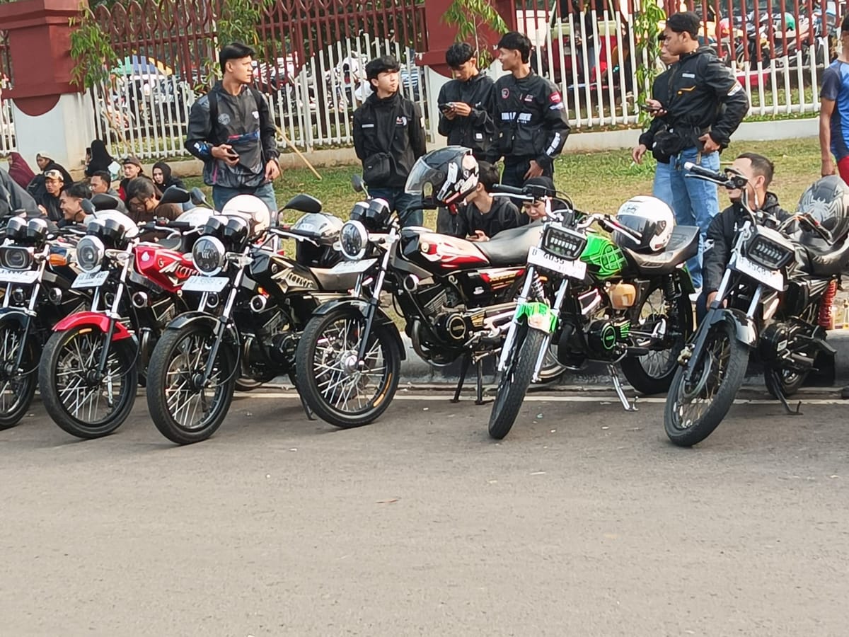 Komunitas RX King Menyabut Hari Jadinya Ke-15  Diisi Berbagai Kegiatan Sosial