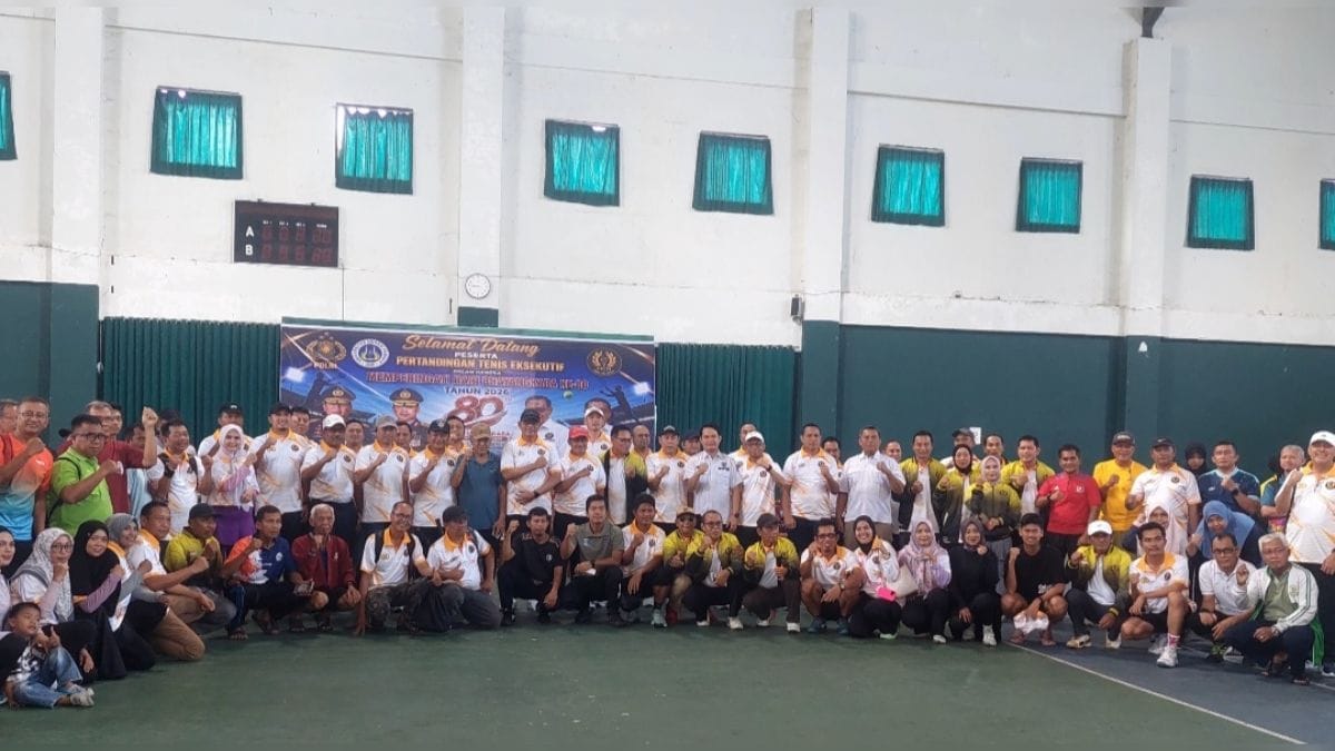 Kapolda Sumbar Buka Turnamen Tenis Eksekutif HUT ke-80 Bhayangkara, Diikuti 197 Peserta