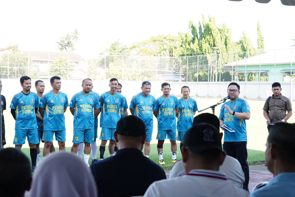 Laga Persahabatan Pemkab Gowa-Pemkot Palu,Wabub Momentum Jaga Silaturrahmi Antar Daerah