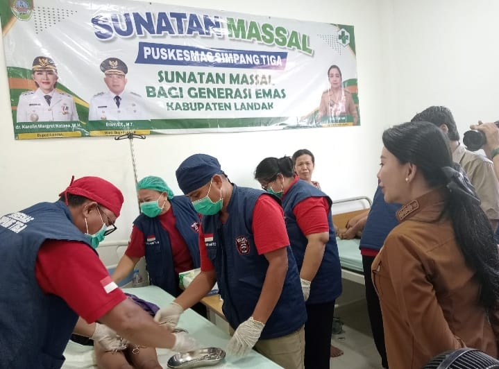 Tekan Risiko Infeksi dan Stunting, Pemkab Landak Gelar Sunatan Massal untuk Generasi Emas
