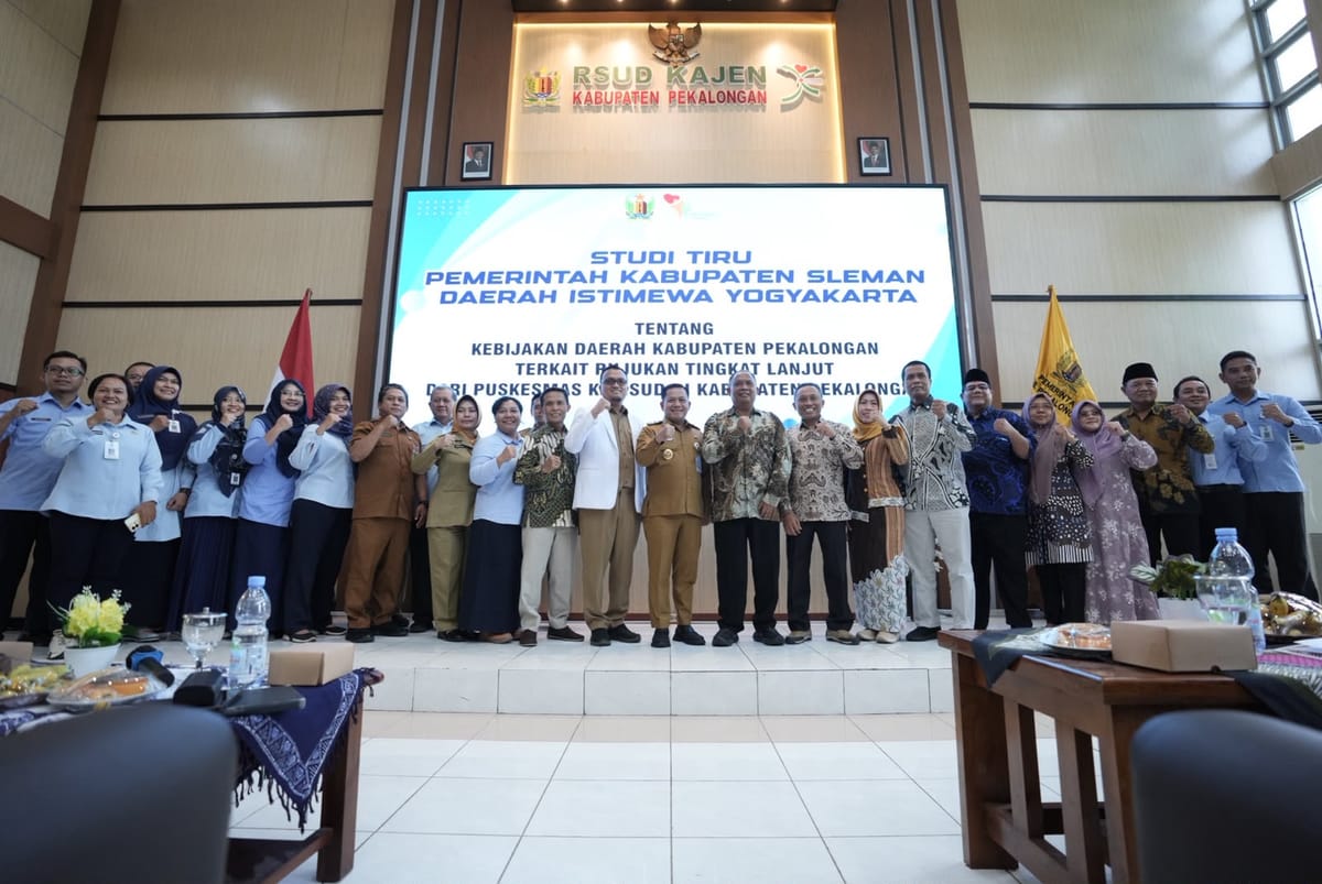 Pemkab Sleman Pelajari Sistem Rujukan BPJS PBPU di RSUD Kajen Pekalongan
