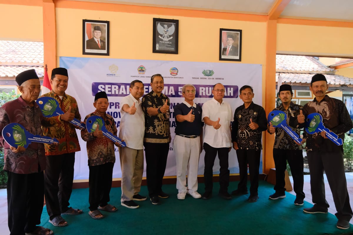 500 RTLH di Banyumas Rampung Direnovasi, Kolaborasi Pemerintah dan Yayasan Percepat Penyediaan Hunian Layak