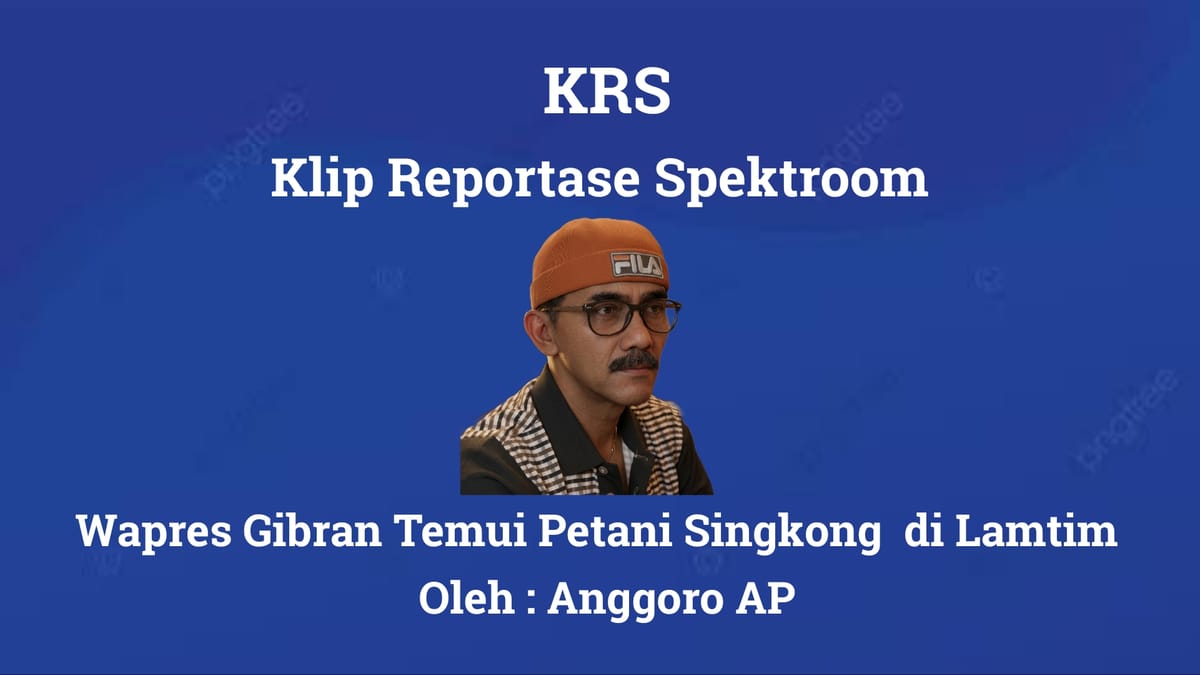 Wapres Gibran Temui Petani Singkong di Lamtim