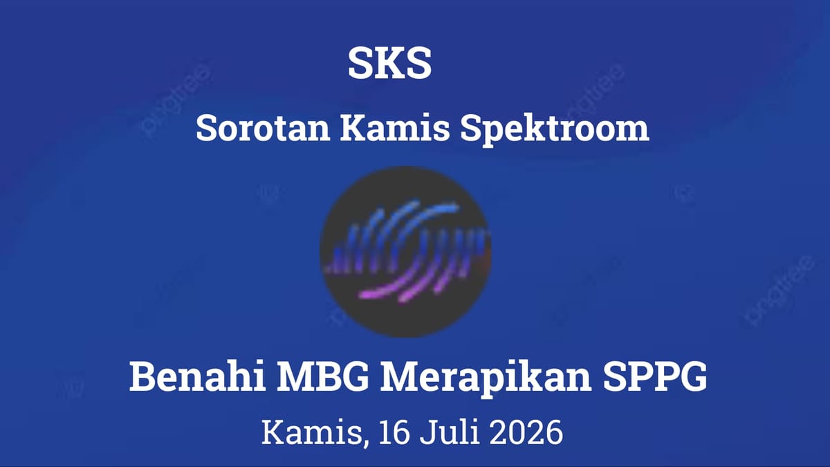Benahi MBG Merapikan SPPG