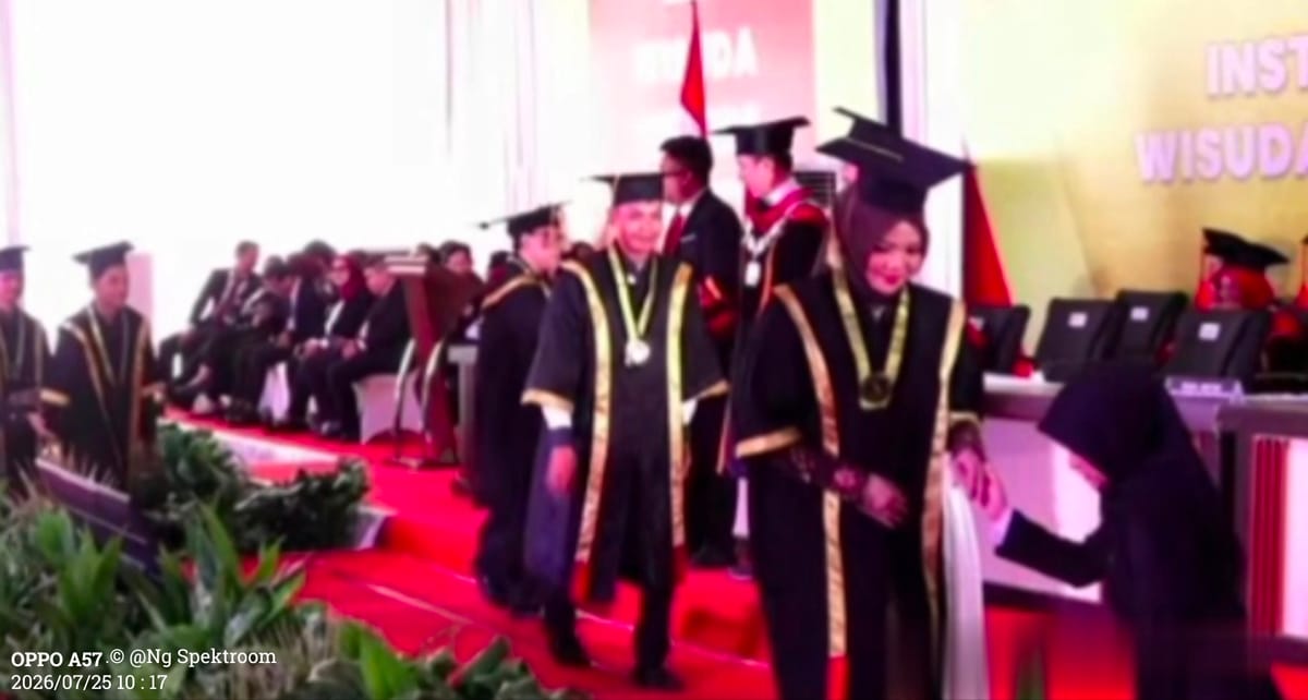 Rapat Senat Terbuka ITERA Lampung,  Mewisuda Seribu 254 Lulusan Dari 3 Fakultas