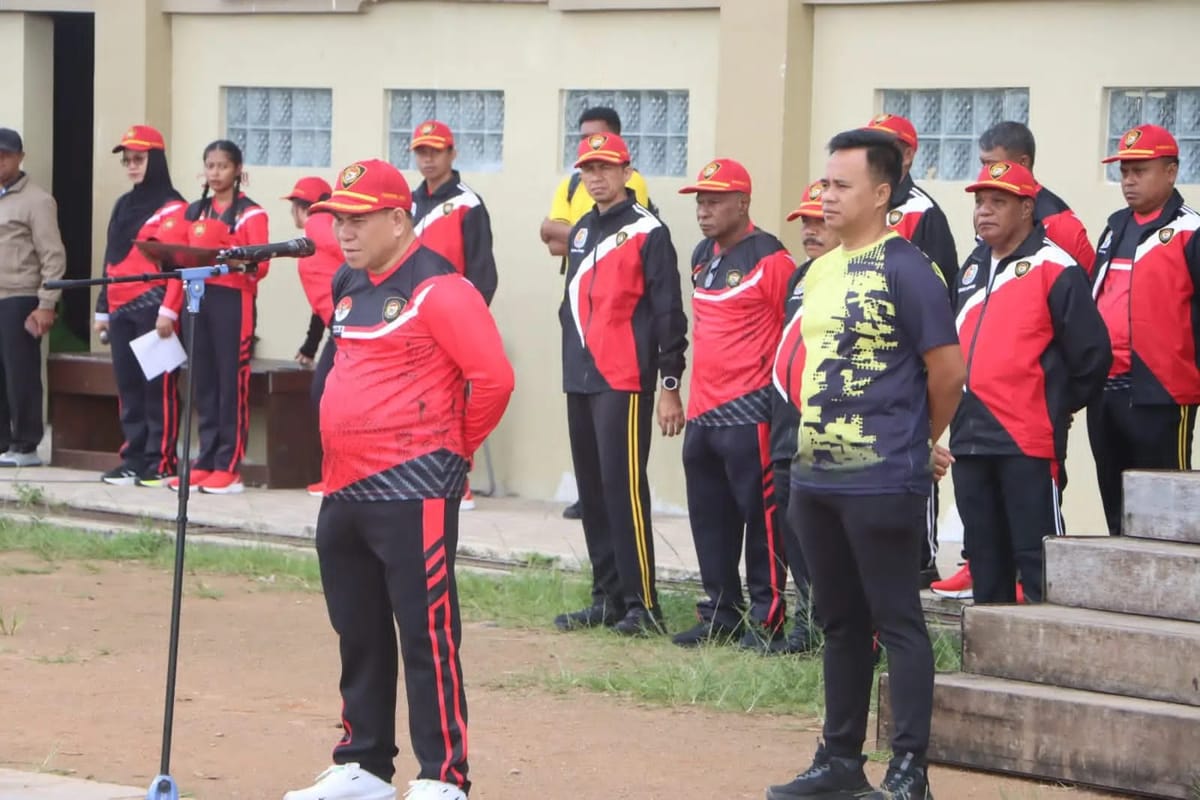 Apel Pembukaan Pemusatan Diklat Calon Paskibraka 2026 Di Fakfak