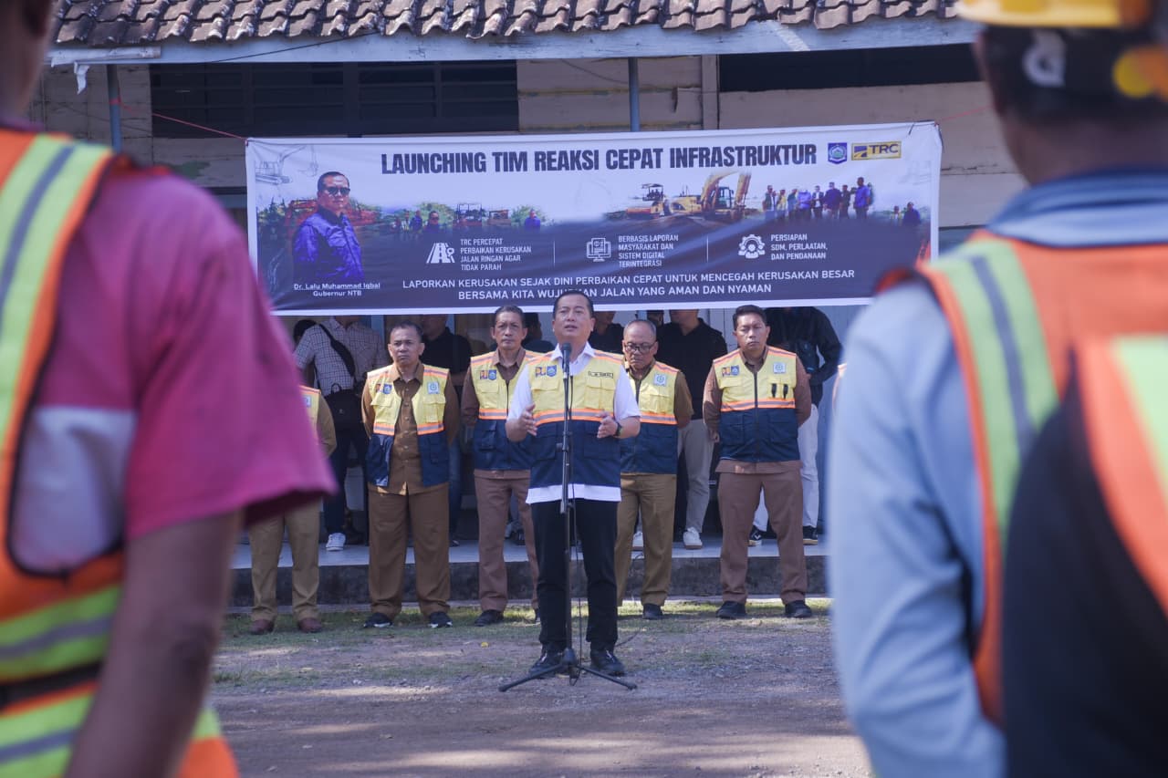 NTB Bentuk TRC Infrastruktur, Jalan Rusak Ditarget Ditangani Maksimal 24 Jam