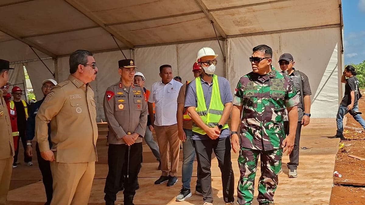 Pangdam XV Pattimura Cek Lokasi Ground Breaking, dan Kesiapan Acara