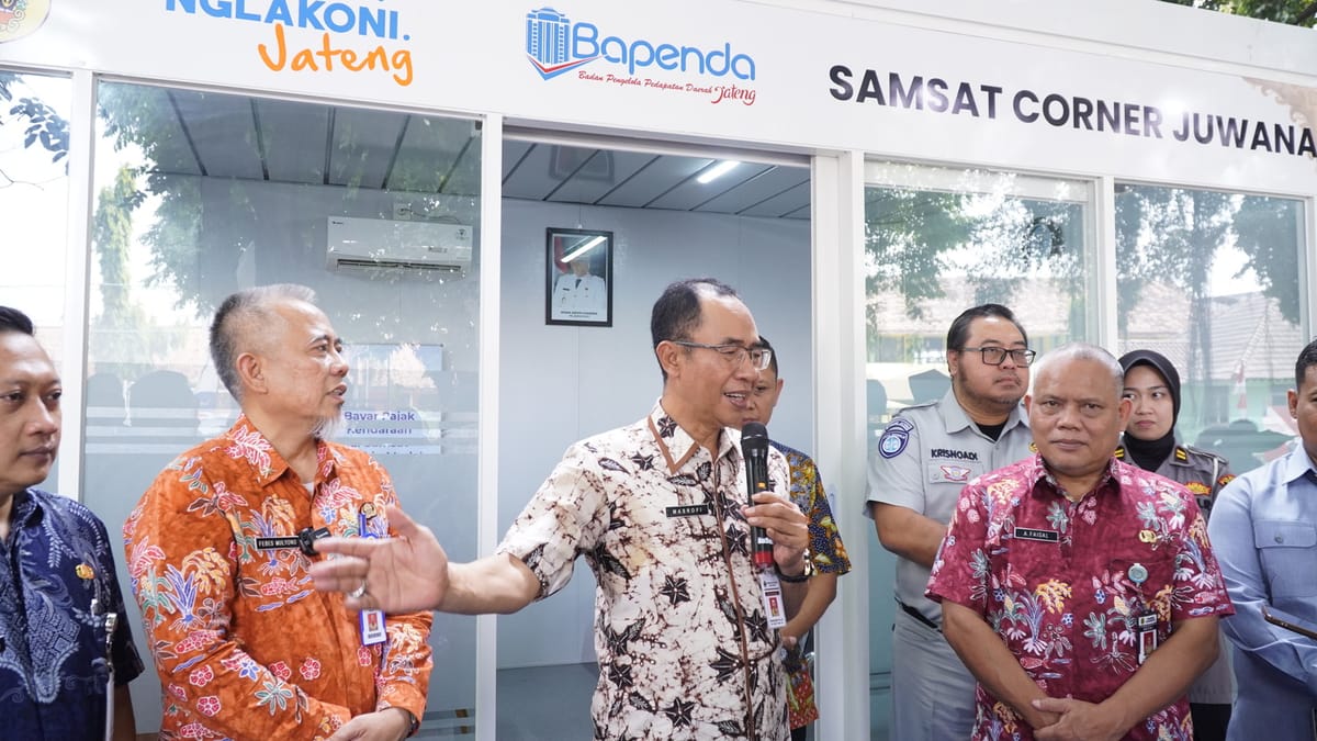 Samsat Corner Juwana dan Mobil Samsat Keliling Desa Hadir di Kecamatan Juana Pati