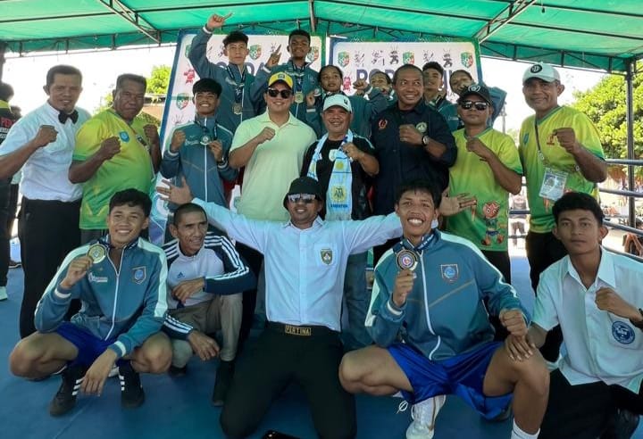 Dominasi Cabor Tinju POPDA XII Malut, Kota Ternate Borong 7 Medali Emas