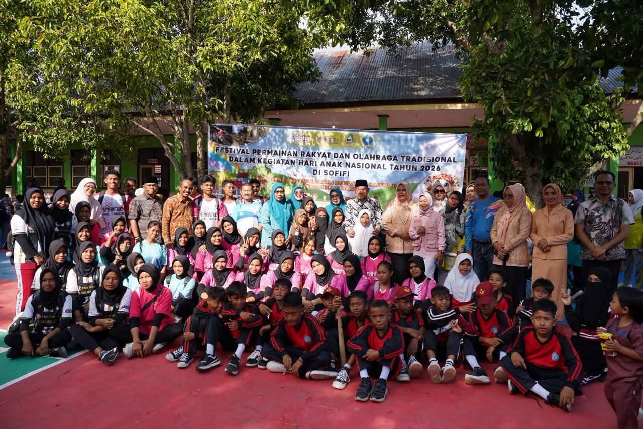KPOTI Maluku Utara Meriahkan Hari Anak Nasional Gelar Festival Permainan Rakyat dan Olahraga Tradisional