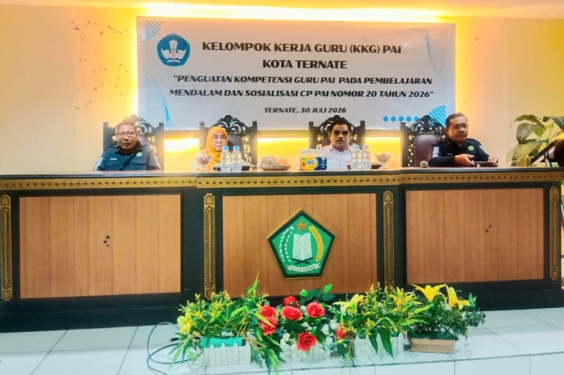 Kakan Kemenag Ternate Minta Guru PAI Harus Jadi Teladan dalam Baca Tulis Al-Qur'an