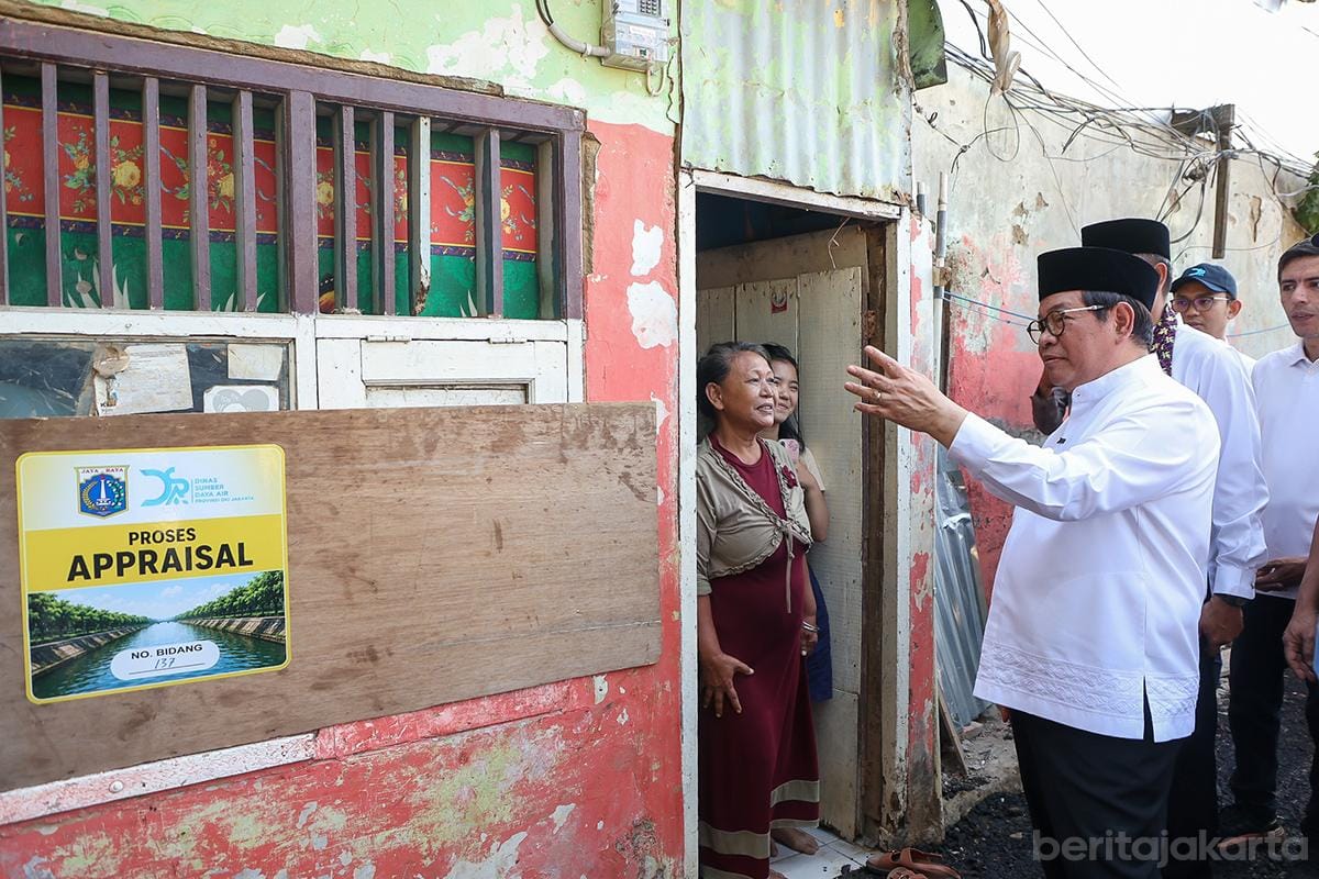 Normalisasi Kali Ciliwung Dikebut Targetkan Pembebasan 170 Bangunan