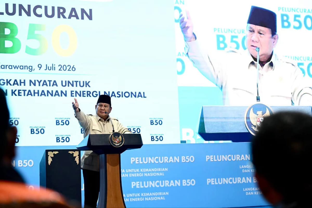 Prabowo: B50 Hemat Devisa Rp170 Triliun, Indonesia Percepat Transisi Energi Lewat PLTS Berkapasitas 100 GW