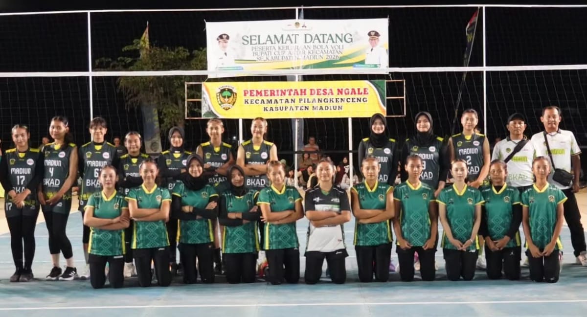 Bupati Madiun Cup 2026 Resmi Bergulir, 26 Tim Voli Antar Kecamatan Berebut Tiket Menuju Porprov Jatim 2027