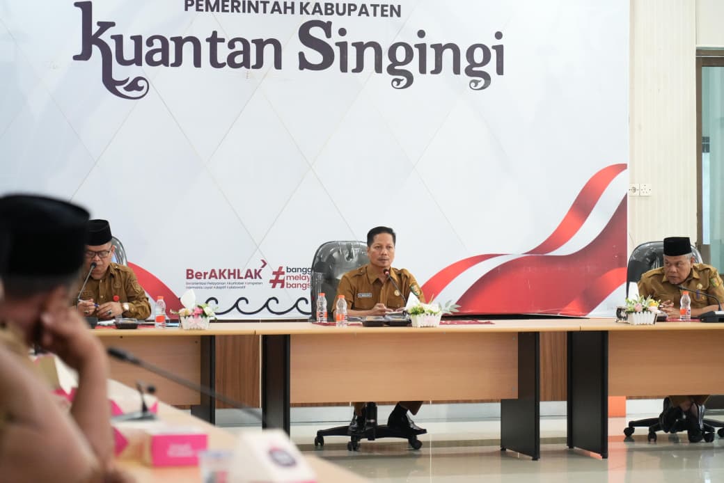 Tanpa Basa Basi, H. Mukhlisin Tancap Gas Benahi Pemerintahan Kuansing