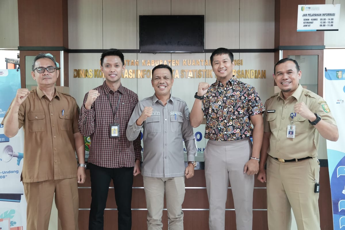 Plt Kadis Kominfoss Kuansing Terima Kunjungan KP2KP Teluk Kuantan, Perkuat Sinergi Publikasi Edukasi Perpajakan