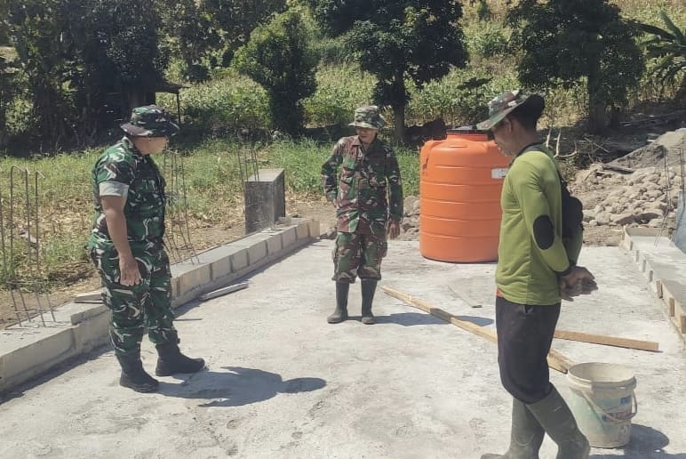 Dandim 1425 Jeneponto Pastikan Pembangunan Jembatan Harapan Warga Terus Berjalan Lancar